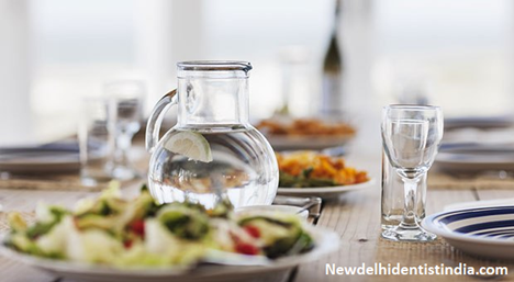Drink water after every meal